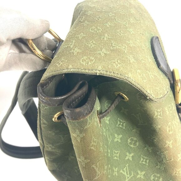 LOUIS VUITTON Authentic Brown Monogram Canvas Backpack main image 13